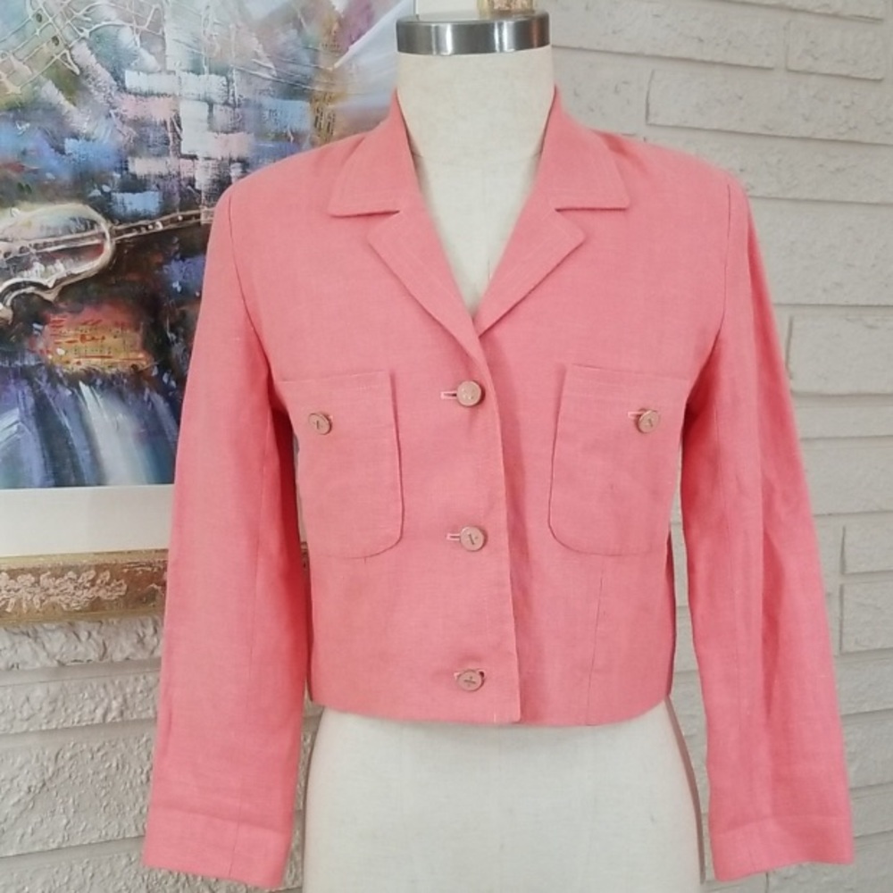 Clifford & Willis Linen Waist Length Jacket